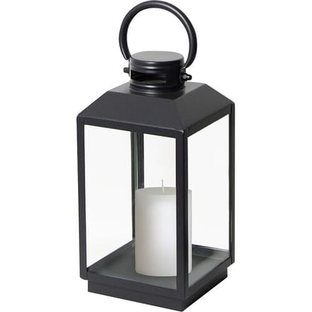 KS Verlichting Newport Windlicht Zwart Small