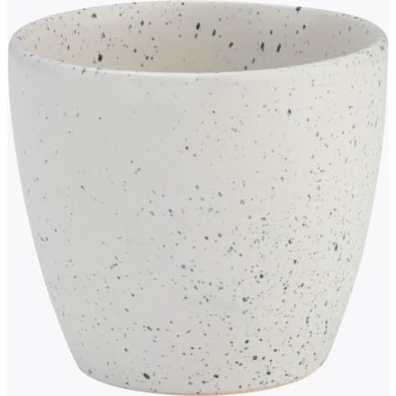Cosy&Trendy Punto beker zonder oor wit 24cl D9xh8,2cm set/6