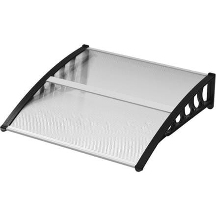 4goodz Deurluifel afdak 96x103x27 cm met uv-, regen- en zonbescherming