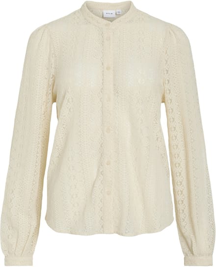 VILA - VICHIKKA LACE L/S SHIRT- NOOS - Dames - Blouses