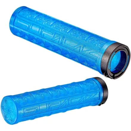 SUPACAZ GRIZIPS Neon - Handvatten - MTB - Lock-on - Blauw