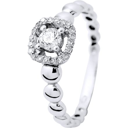 Solitaire Diamonds 0,33 Cts luxe sieraden White Gold