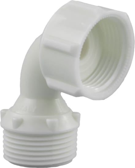 Haakse koppeling tbv Laundryware electronische waterstop, 3/4 binnen-