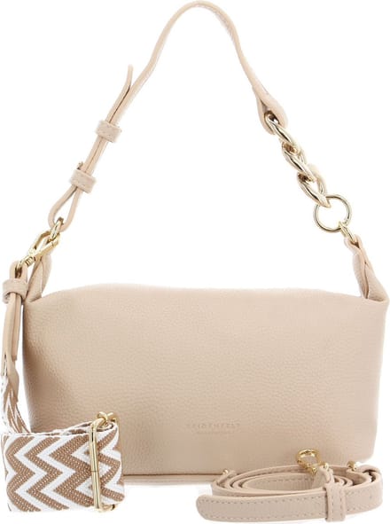 SEIDENFELT MANUFAKTUR Schoudertas Persby Small Shoulderbag Cream / Gold Crème