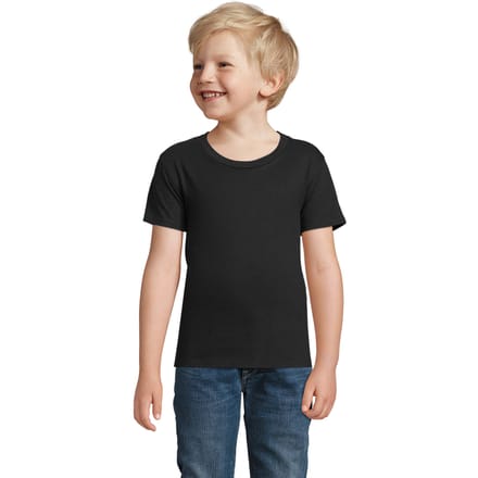 SOLS Kinderen/Kinderen Pionier T-Shirt (Diep zwart)