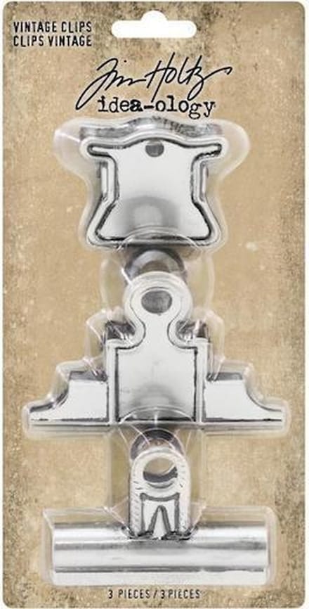 Idea-ology Tim Holtz Vintage Clips (3pcs) (TH93795)