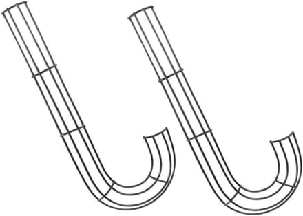 Kransvormen Set - Draadkrans Frames - Kransen Maken - Stevige IJzeren Basis - 2 Stuks 35cm - Zwart