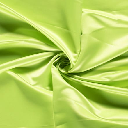 Stoffenland.com Satijn Duchesse Stof Effen - Limoen Groen - 1 Meter - 024