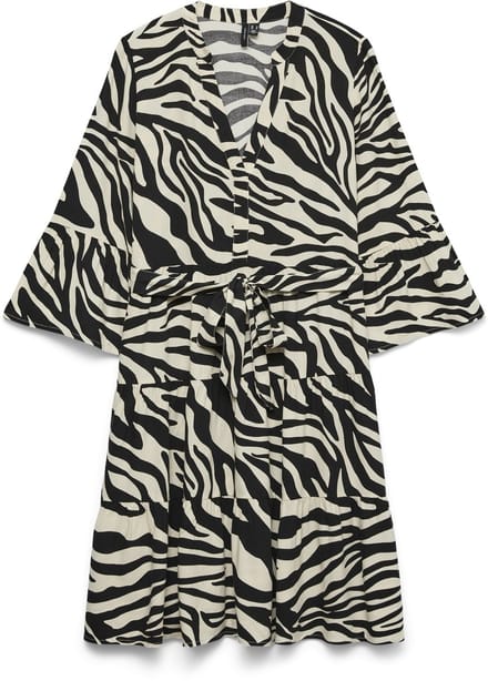 VERO MODA - VMMELBA 3/4 SHORT BELT DRESS WVN NOOS - Dames - Mini jurken