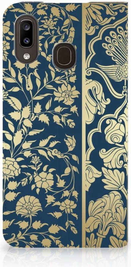 Samsung Galaxy A30 Smart Cover Beige Flowers