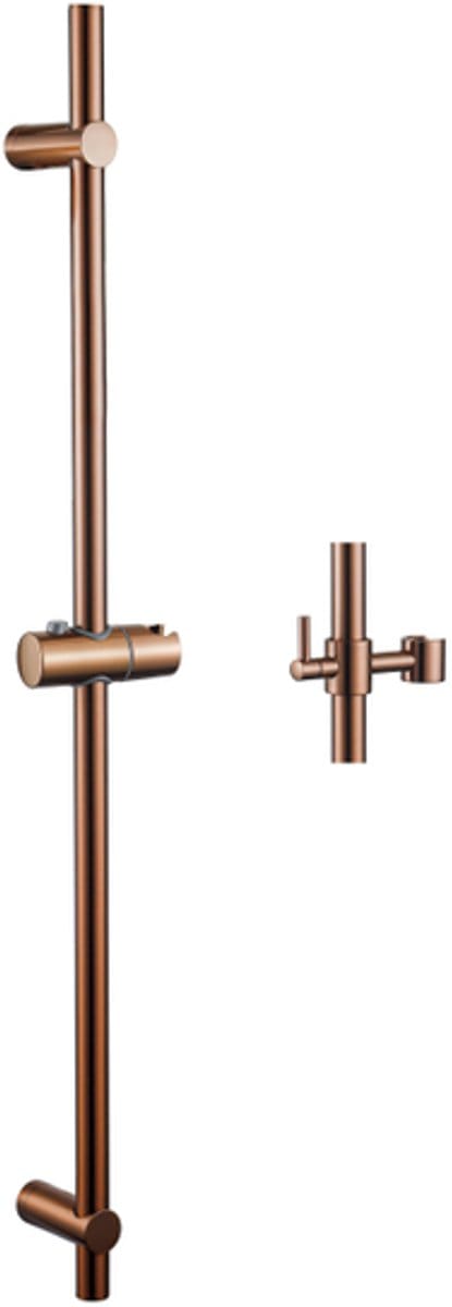 FugaFlow Eccelente Sobrado Glijstang - 90cm - glijstuk - Geborsteld koper