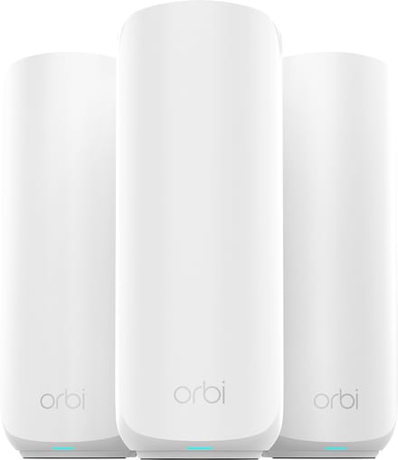 NETGEAR Orbi RBE373 - Mesh WiFi - WiFi Versterker - WiFi 7 - 3600 Mbps - Dual-Band - 3-Pack