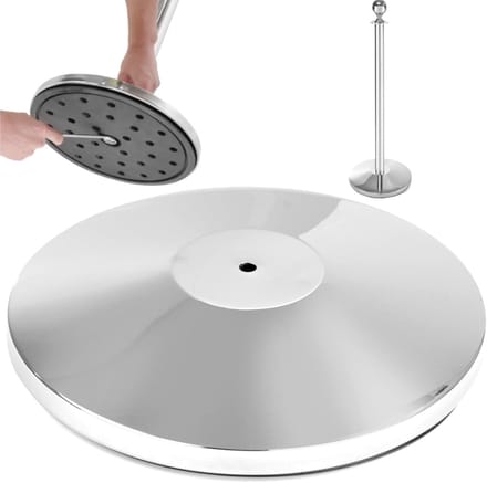 Hendi 810484 - Afzetpaal Basis - Chroom - Ø360mm