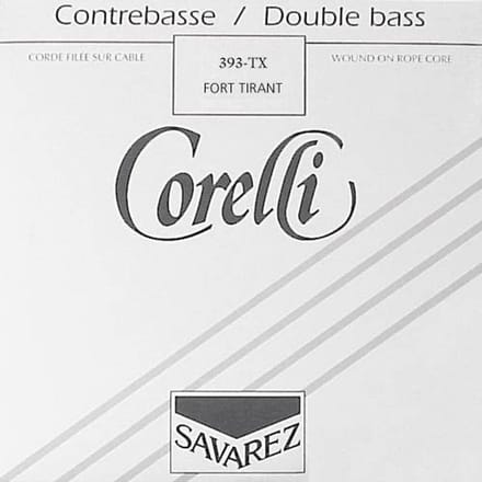 Corelli CO-393-TX double bass string B-3 4/4-3/4, TX-Series, heavy, solo, rope core, nickel