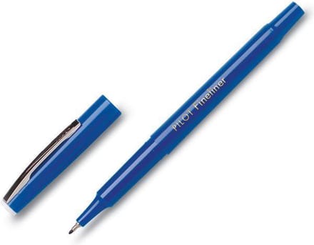 Fineliner PILOT SW-PPF blauw 0.4mm - 12 stuks