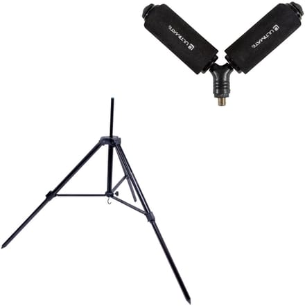 Ultimate Adjustable Tripod With EVA V-Roller Rest 3'' - Hengelsteun