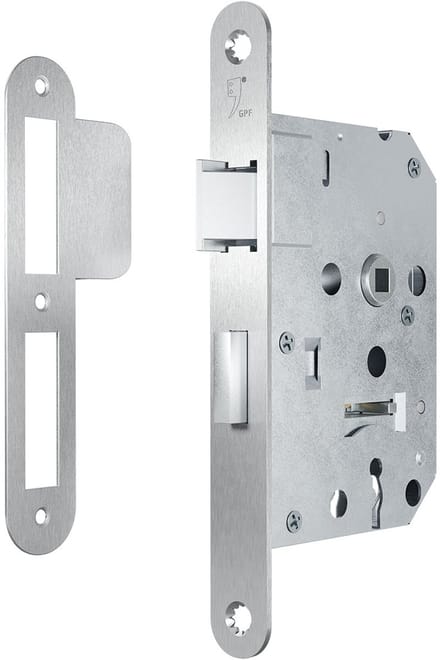 Insteekslot - RVS geborsteld - GPF - GPF0100.09 Klavierslot BB56 RVS