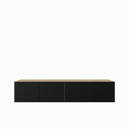 TV-kast Nicole 200 (2x100) cm (artisan + zwart)