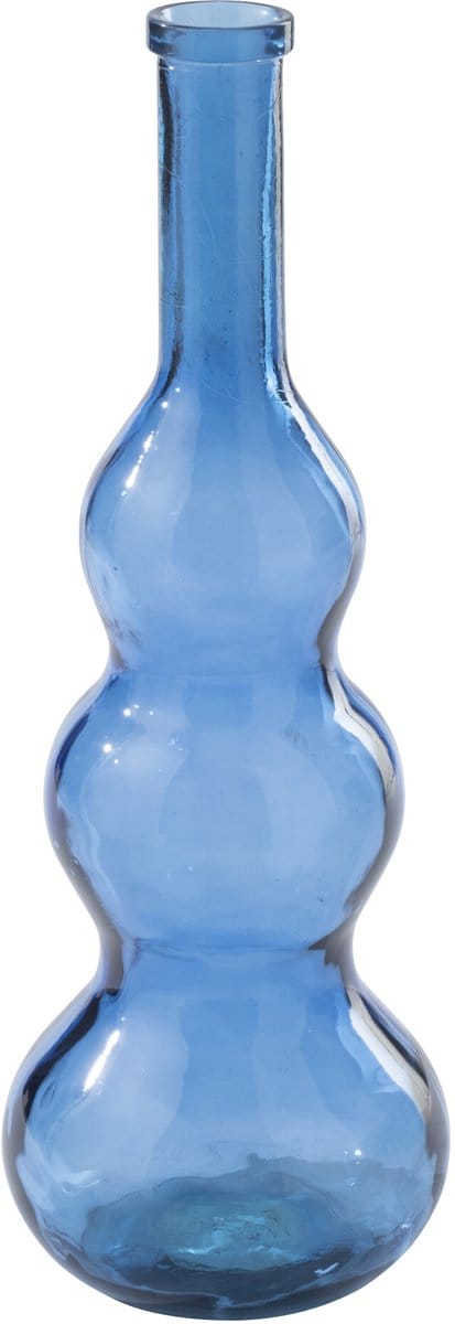 J-Line vloervaas - glas - blauw