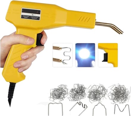 Plastic Lasapparaat - Nietmachine Kit - Bumper Reparatie - Snelle Opwarming - 800 Stuks - Geel