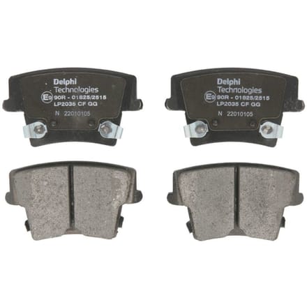 Remblokset DELPHI LP2035, achter