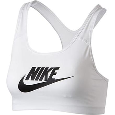 Nike Dames Swoosh Logo Trainings Sportbeha Wit 899371-100 M beige