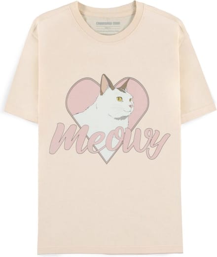 Chainsaw Man - Meowy Dames T-shirt - M - Beige