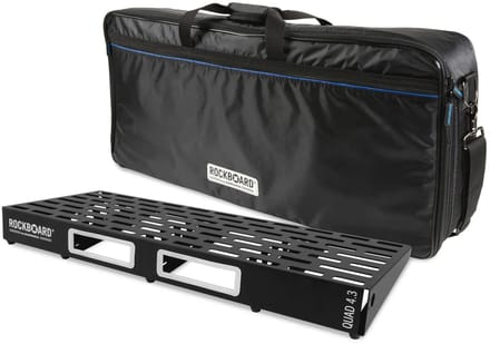 Rockboard QUAD 4.3 with Gigbag - Pedalboard voor gitaren