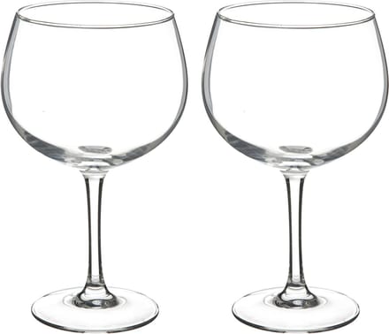 Secret de Gourmet Gin Tonic glazen - 8x stuks - 700 ml - transparant - 12 x 20 cm