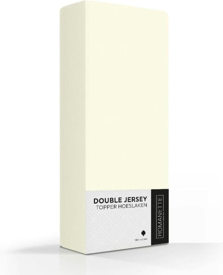 Luxe Dubbel Jersey Topper Hoeslaken