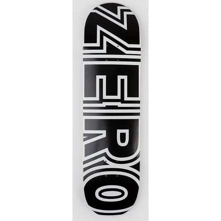 Zero Bold Black 8.5" Skateboard Deck patroon