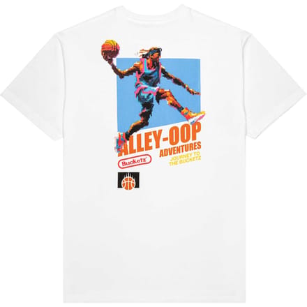 Bucketz Alley-oop Adventures T-shirt Wit