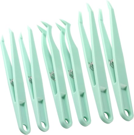 Solidchoice - 6 Stuks Antistatische Plastic Pincetten Set