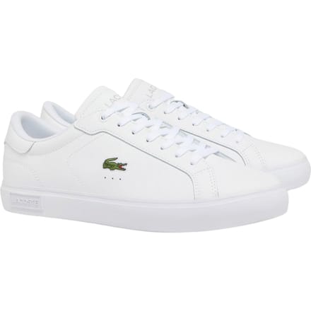 Lacoste POWERCOURT 125 2 SMA WHT/WHT Heren Sneakers - wit / wit