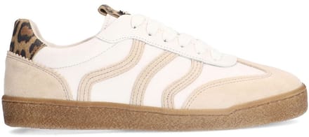 No Stress - Dames - Witte leren sneakers - Maat 42