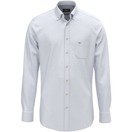 Fynch-Hatton Overhemd Solid Color Premium Washed Oxford Button-Down New Breeze / male