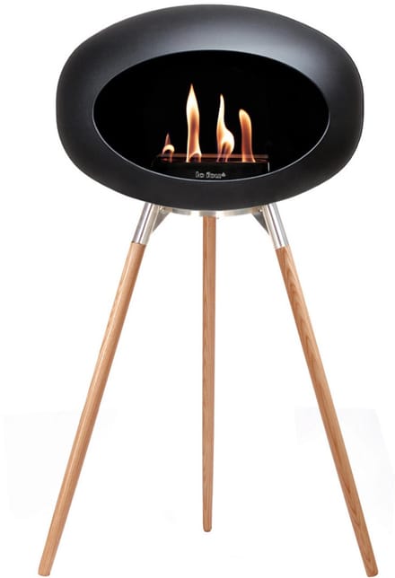 Le Feu Bio Ethanol Haardvuur - Black Ground Wood Oak