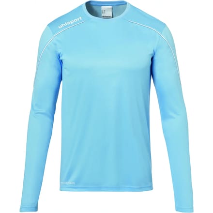 Uhlsport Stream 22 Voetbalshirt Lange Mouw Kinderen - Cyaan / Wit | Maat: 152