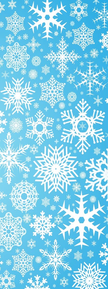 Transparant Banner Frosty 70 cm x 180 cm