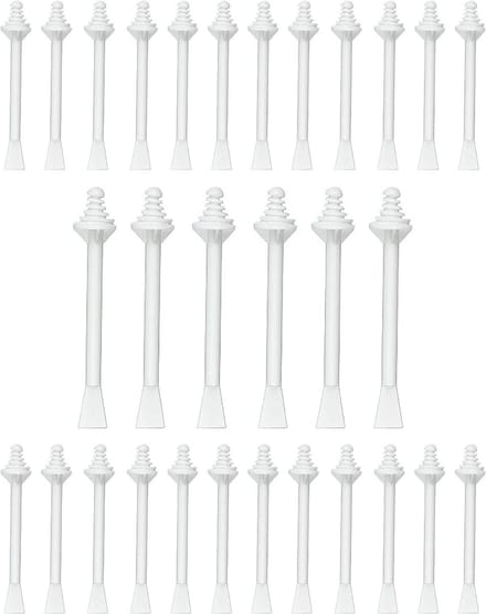 Neuswasstokjes - Wax spatels - Neusverzorging - Dubbelzijdig ontwerp - 50 stuks - Wit