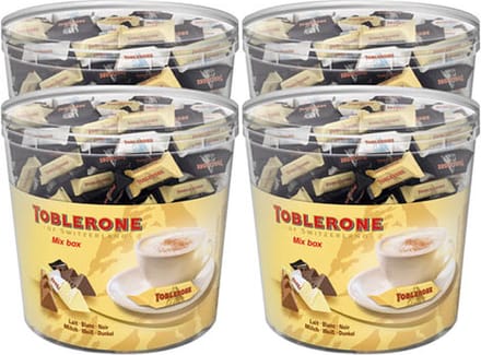 Toblerone Mini's mix - Silo 904 gram - 4 stuks