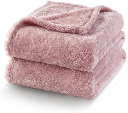 Extra Grote, Extra Zachte Pluche Fleece Deken in Roze - Veelzijdig en Warm