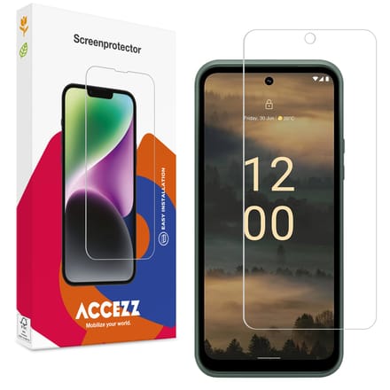 Accezz Screen Protector - Geschikt voor Nokia XR21 - Gehard Glas Screenprotector