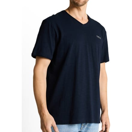 Tom Tailor - T-shirt met V-hals - Maat M - sky captain blue