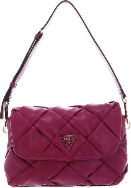 GUESS Schoudertas Zaina Flap Shoulder Bag Boysenberry Roze