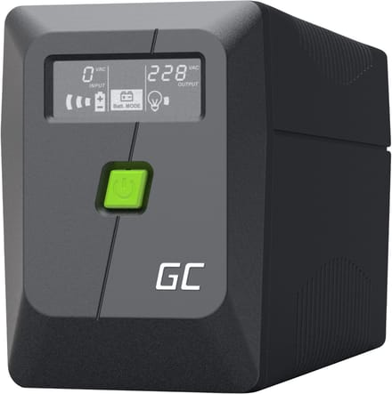 Green Cell PowerProof - UPS - with LCD display - 360 watt - 650 VA