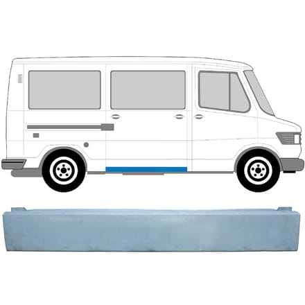 Schuifdeur dorpel reparatiepanel voor Mercedes T1 207-410 1977-1995