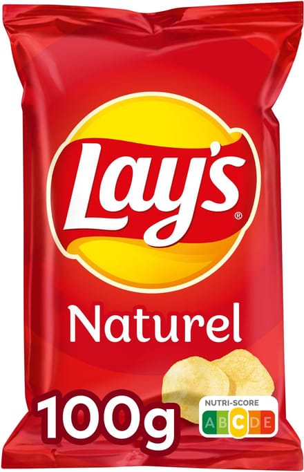 Lay's Chips Naturel - Chips - 12 x 100 gram