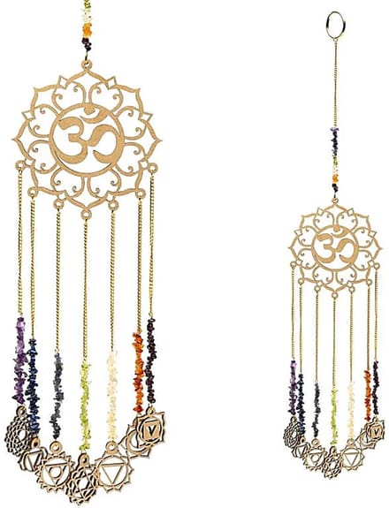 Feng Shui decoratie OHM / Chakra symbolen – 46 cm x 10.5 cm