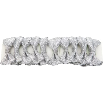 Red Horse Invlechtstrikjes Zilver 20 Stuks 2,5 Cm